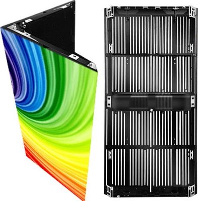 Harga yang bagus Ukuran Panel 500*1000mm Full Color IP65 Outdoor Transparent LED Display Screen untuk Instalasi Kreatif on line