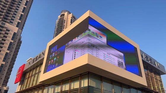 IP65 Perak P15.6 Transparent LED Display Board Dengan Tingkat Refresh Tinggi